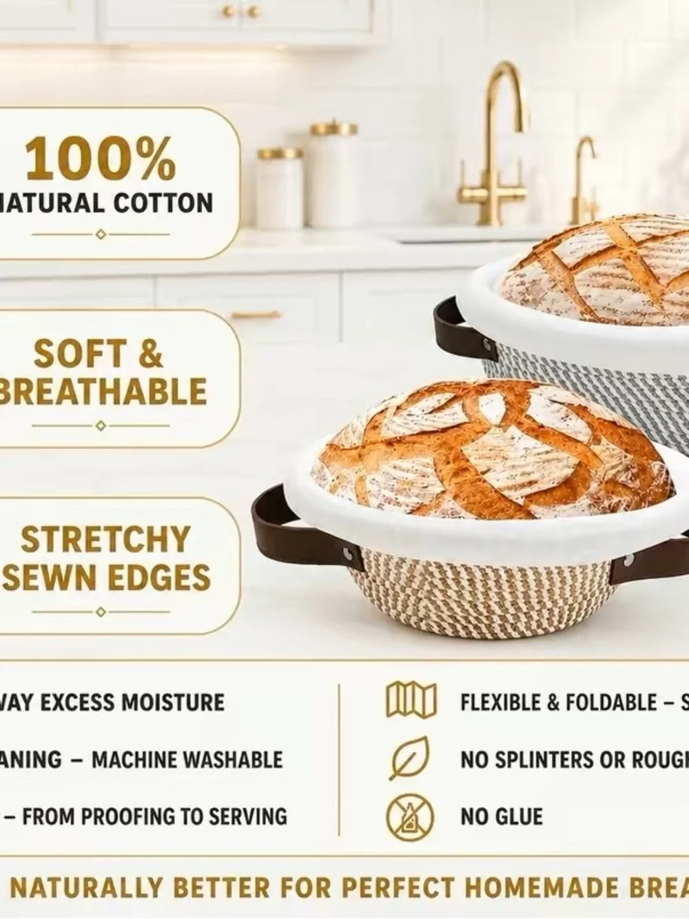 Maple & Mill Ultimate Sourdough Starter Kit - Brand New 65 Piece.